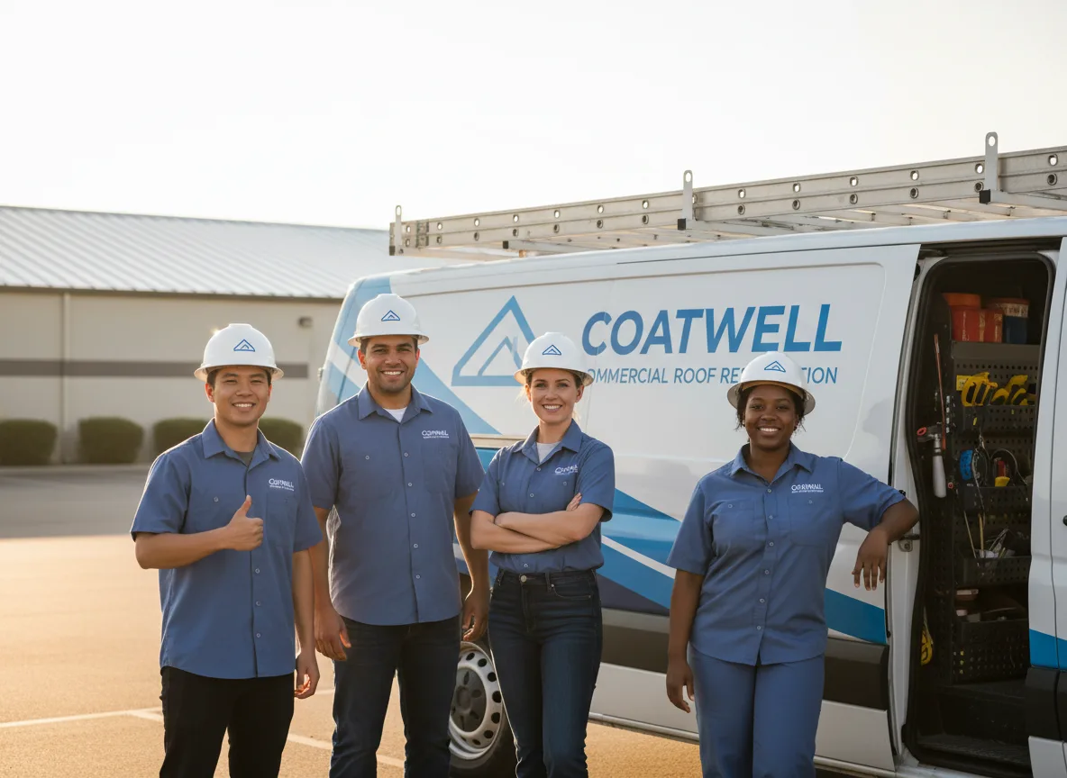 Commercial roof coating company in Moselle, MS